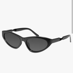 black cat eye sunglasses